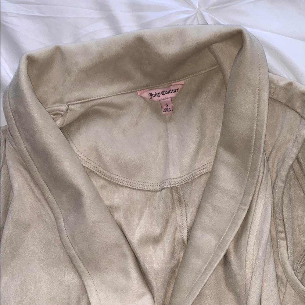Juicy Couture suede vest, size S! GUC.